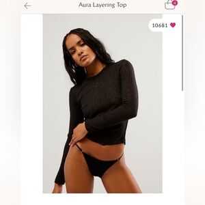 Free People Aura Layering top